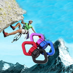 Connettore fisso per rotelle per arrampicata su roccia anti-nodo Rallentatore in discesa