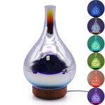 STB-XB10 Fuochi d'artificio 3D 7 colori LED Luce notturna Umidificatore Aroma Diffusore di oli essenziali Mist Maker, US Plug, EU Plug, UK Plug, AU Plug
