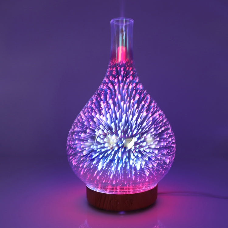 STB-XB10 Fuochi d'artificio 3D 7 colori LED Luce notturna Umidificatore Aroma Diffusore di oli essenziali Mist Maker, US Plug, EU Plug, UK Plug, AU Plug