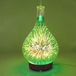 STB-XB10 Fuochi d'artificio 3D 7 colori LED Luce notturna Umidificatore Aroma Diffusore di oli essenziali Mist Maker, US Plug, EU Plug, UK Plug, AU Plug