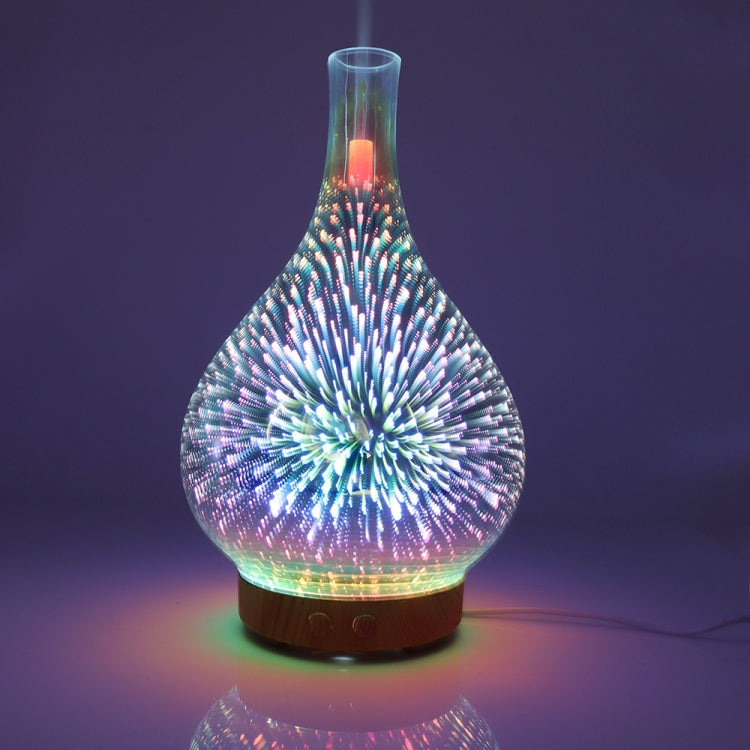 STB-XB10 Fuochi d'artificio 3D 7 colori LED Luce notturna Umidificatore Aroma Diffusore di oli essenziali Mist Maker, US Plug, EU Plug, UK Plug, AU Plug
