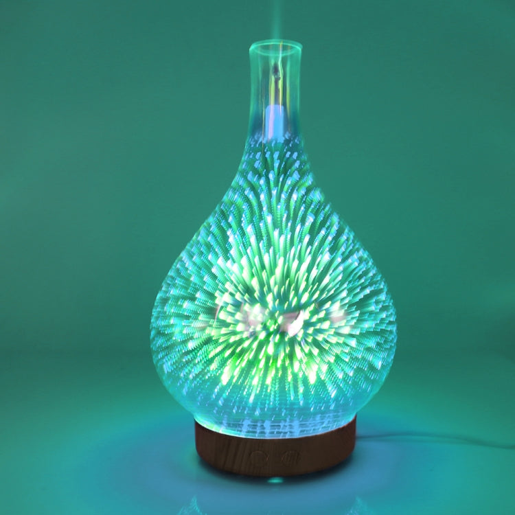 STB-XB10 Fuochi d'artificio 3D 7 colori LED Luce notturna Umidificatore Aroma Diffusore di oli essenziali Mist Maker, US Plug, EU Plug, UK Plug, AU Plug