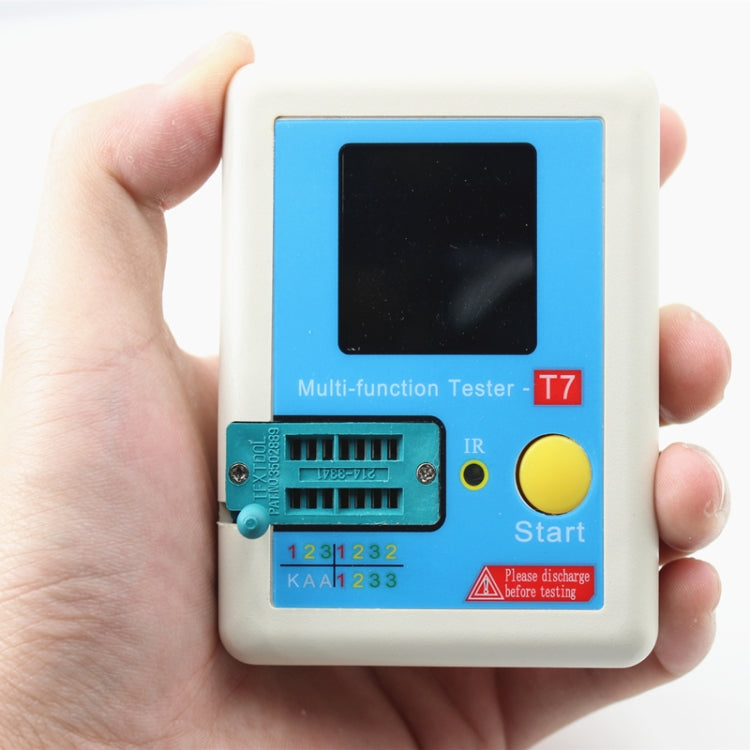 Tester transistor multifunzione con display TFT 3,5 pollici
