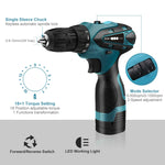 HILDA Trapano Elettrico Cacciavite a Batteria Batteria al Litio Mini Trapano Cacciavite a Batteria Utensili Elettrici, Spina UE, 16.8V with Carton Box, 12V with Carton Box, 12V with Plastic Box, 16.8V with Plastic Box