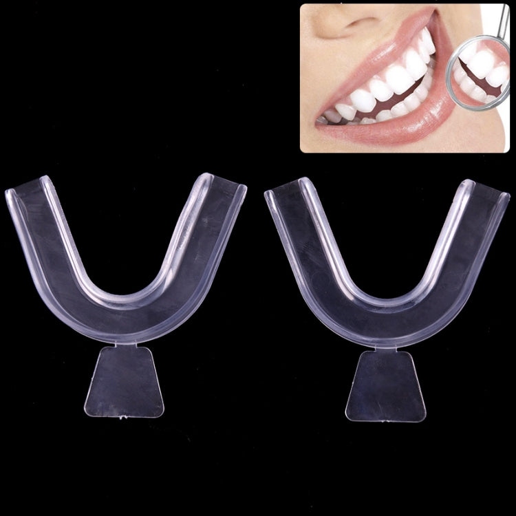 2 pezzi termoformatura paradenti dentale vassoi per sbiancamento dei denti igiene orale