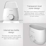 Sterilizzatore universale per biberon doppio per alimentazione del bambino Alimenti per bambini Riscaldatore elettrico per latte 220V, Milk Warmer Heater