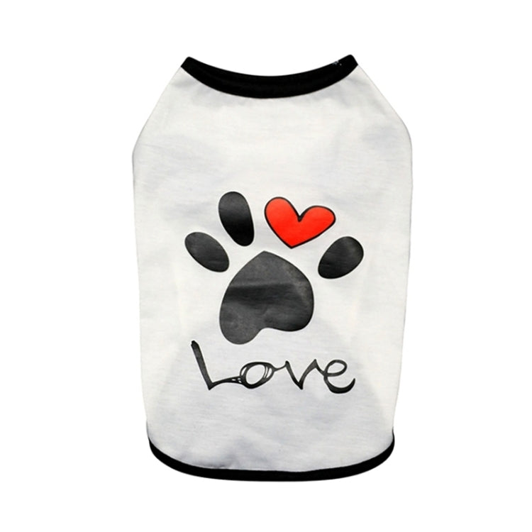 Vestiti per animali domestici Vestiti per cani con motivo amore per cani, XS, S, M, L, XL, XXL