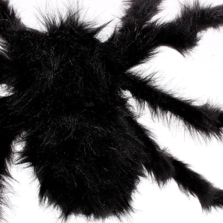 2 pezzi di decorazione creativa per ragni di peluche neri per feste di Halloween, 15cm, 30cm, 50cm, 75cm, 90cm
