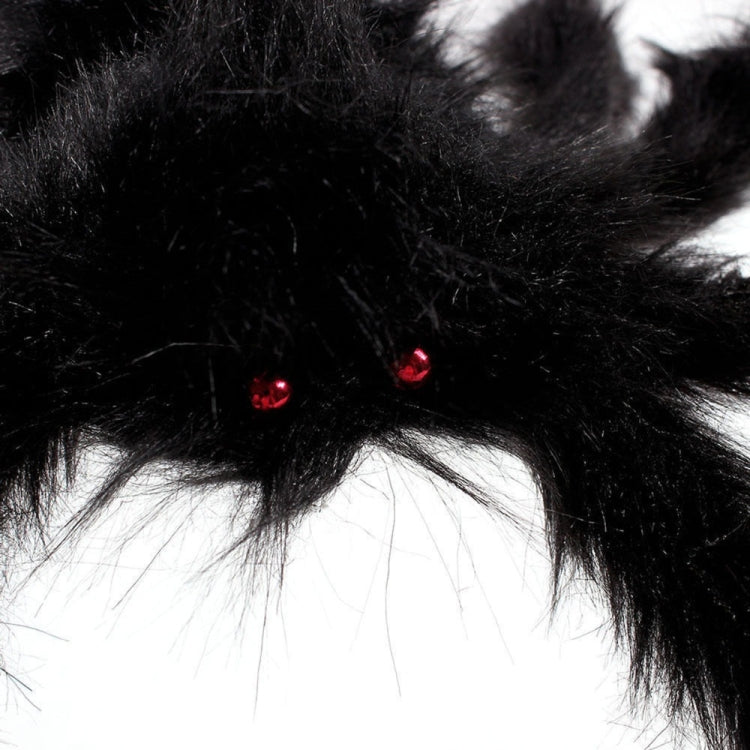 2 pezzi di decorazione creativa per ragni di peluche neri per feste di Halloween, 15cm, 30cm, 50cm, 75cm, 90cm