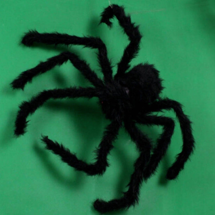 2 pezzi di decorazione creativa per ragni di peluche neri per feste di Halloween, 15cm, 30cm, 50cm, 75cm, 90cm