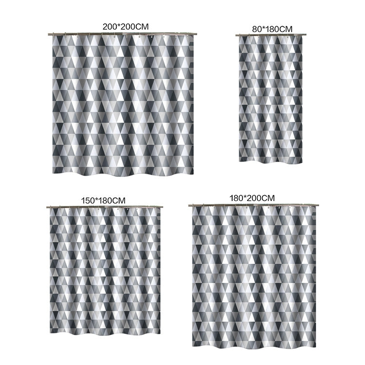 Tende per bagno Tenda da bagno antimuffa in tessuto poliestere impermeabile, 80x180cm, 80x200cm, 100x180cm, 100x200cm, 120x180cm, 120x200cm, 150x180cm, 150x200cm, 180x180cm, 180x200cm, 200x180cm, 200x200cm, 220x200cm, 240x200cm, 260x200cm, 280x200cm   ...