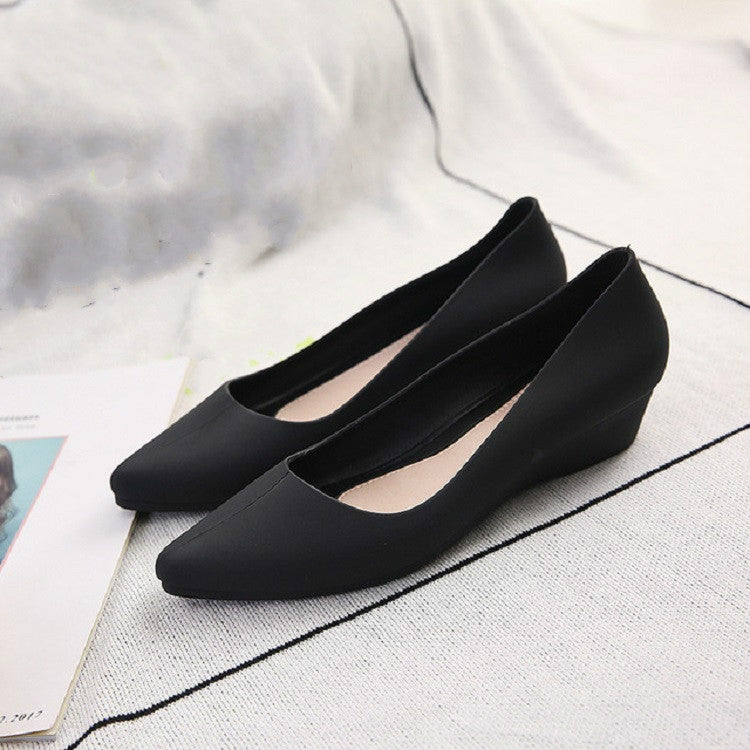 Scarpe singole con testa quadrata e bocca poco profonda, 36, 37, 38, 39, 40