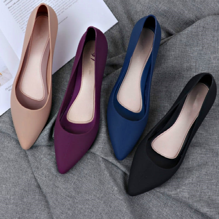 Scarpe singole con testa quadrata e bocca poco profonda, 36, 37, 38, 39, 40