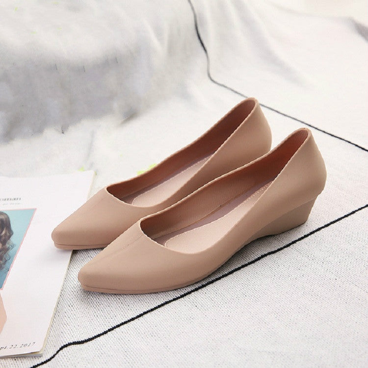Scarpe singole con testa quadrata e bocca poco profonda, 36, 37, 38, 39, 40
