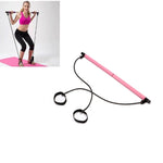 Pilates Stick Yoga Attrezzatura per il fitness Fascia per lo stretching sportivo, Pink, Purple