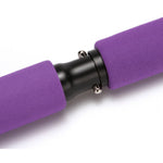 Pilates Stick Yoga Attrezzatura per il fitness Fascia per lo stretching sportivo, Pink, Purple