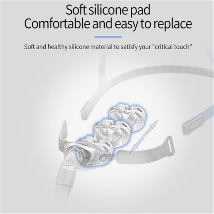 Maschera nasale P2 per ventilatore antirussamento