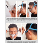 Maschera nasale P2 per ventilatore antirussamento