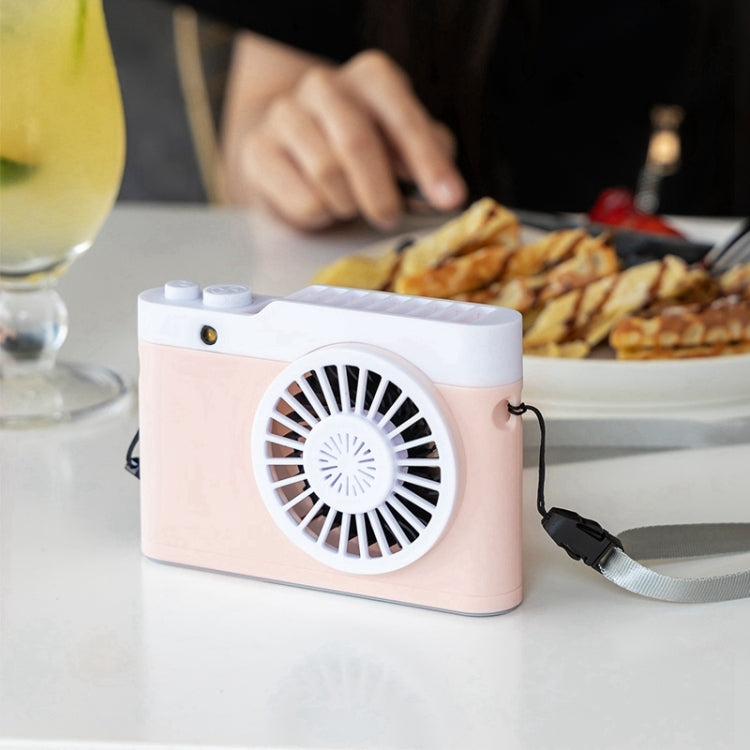 Mini ventilatore portatile per fotocamera con ricarica USB, piccolo ventilatore appeso al collo