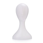 Manichino in plastica femminile Testa di manichino Modello Parrucca in schiuma Occhiali per capelli Espositore Bianco/Nero/Naturale