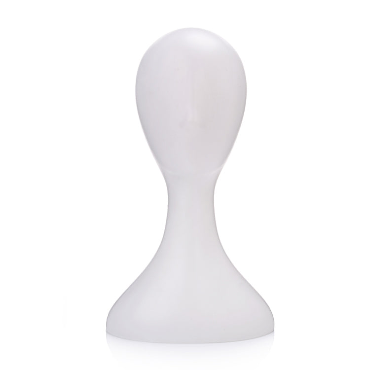 Manichino in plastica femminile Testa di manichino Modello Parrucca in schiuma Occhiali per capelli Espositore Bianco/Nero/Naturale
