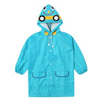 Cappotto antipioggia per bambini impermeabile da esterno, 2 pezzi, stile animale, 65*55*50