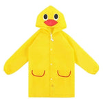 Cappotto antipioggia per bambini impermeabile da esterno, 2 pezzi, stile animale, 65*55*50