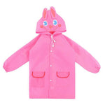 Cappotto antipioggia per bambini impermeabile da esterno, 2 pezzi, stile animale, 65*55*50
