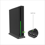 DOBE TYX-1768 Staffa per ventola di raffreddamento con base di supporto verticale per dissipazione del calore per console di gioco Xbox One X, TYX-1768