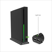 DOBE TYX-1768 Staffa per ventola di raffreddamento con base di supporto verticale per dissipazione del calore per console di gioco Xbox One X, TYX-1768