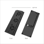 DOBE TYX-1768 Staffa per ventola di raffreddamento con base di supporto verticale per dissipazione del calore per console di gioco Xbox One X, TYX-1768