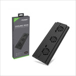 DOBE TYX-1768 Staffa per ventola di raffreddamento con base di supporto verticale per dissipazione del calore per console di gioco Xbox One X, TYX-1768