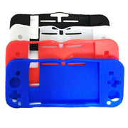 Custodia protettiva in silicone Custodia in gomma all-inclusive per console di gioco Switch (bianca)