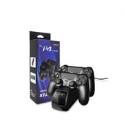 Dock station per caricabatterie doppio USB con indicatore LED per controller wireless PS4, SND-401