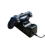 Dock station doppio USB con LED per controller PS4