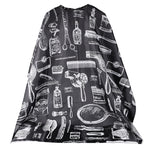 Grembiule per taglio capelli in seta 165x145 cm