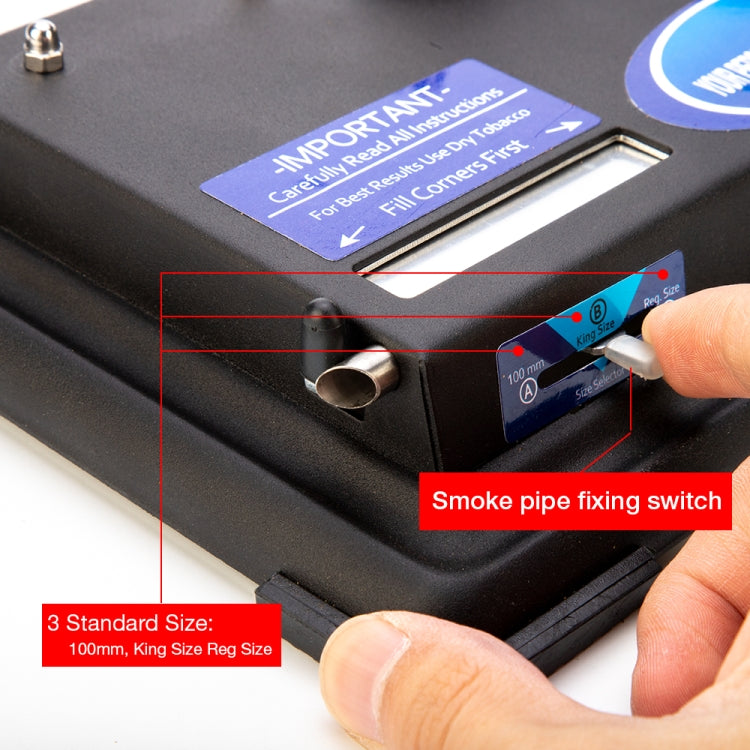 2 macchinetta per sigarette a rulli per tabacco in metallo da 70 mm per carta, Automatic Cigarette Machine