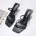 Sandali con tacco alto da donna alla moda con punta a spillo, 34, 35, 36, 37, 38, 39