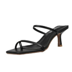 Sandali con tacco alto da donna alla moda con punta a spillo, 34, 35, 36, 37, 38, 39