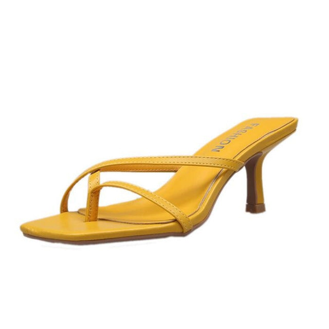 Sandali con tacco alto da donna alla moda con punta a spillo, 34, 35, 36, 37, 38, 39