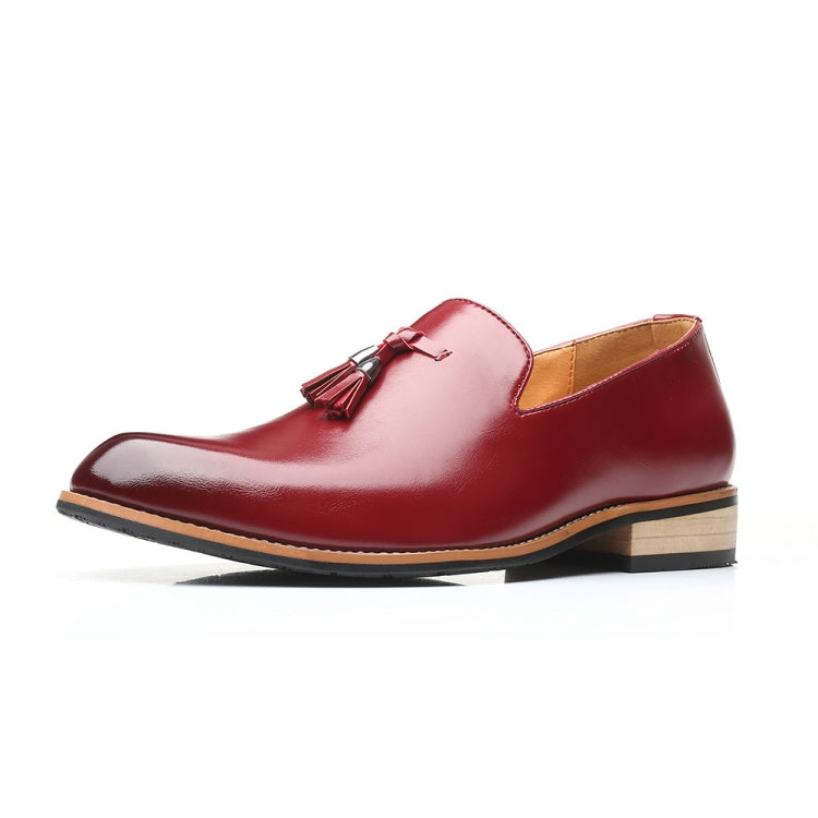 Scarpe eleganti da uomo inglesi a punta Scarpe con suola in gomma morbida Scarpe da sposa, 38, 39, 40, 41, 42, 43, 44, 45