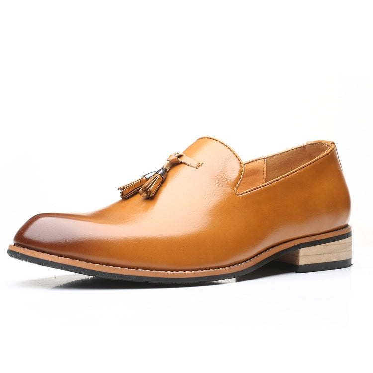 Scarpe eleganti da uomo inglesi a punta Scarpe con suola in gomma morbida Scarpe da sposa, 38, 39, 40, 41, 42, 43, 44, 45