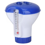 Termometro per piscina da 5 pollici Pillola d'acqua galleggiante Disinfezione impetuosa della piscina Dispenser automatico di farmaci Accessori per piscina, Style 1