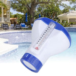 Termometro per piscina da 5 pollici Pillola d'acqua galleggiante Disinfezione impetuosa della piscina Dispenser automatico di farmaci Accessori per piscina, Style 1