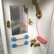 1:12 Mini House Toy House Accessorio Simulazione Bagno, Bathroom