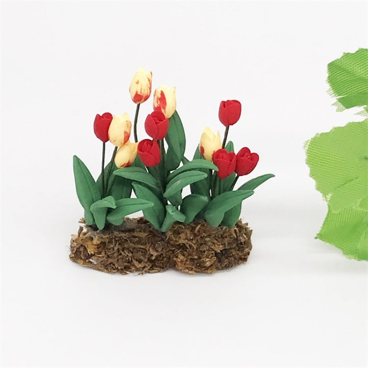Modello fiore tulipano mini casa 1:12 decorazione