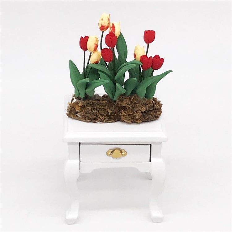 Modello fiore tulipano mini casa 1:12 decorazione