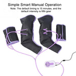 Massaggiatore pneumatico per gambe Air Wave Massaggiatore a pressione d'aria domestica, UK Plug, US Plug, EU Plug