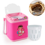 Mini lavatrice multifunzione per bambini, giocattolo, bellezza, spugna, spazzole, rondella