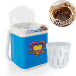 Mini lavatrice multifunzione per bambini, giocattolo, bellezza, spugna, spazzole, rondella